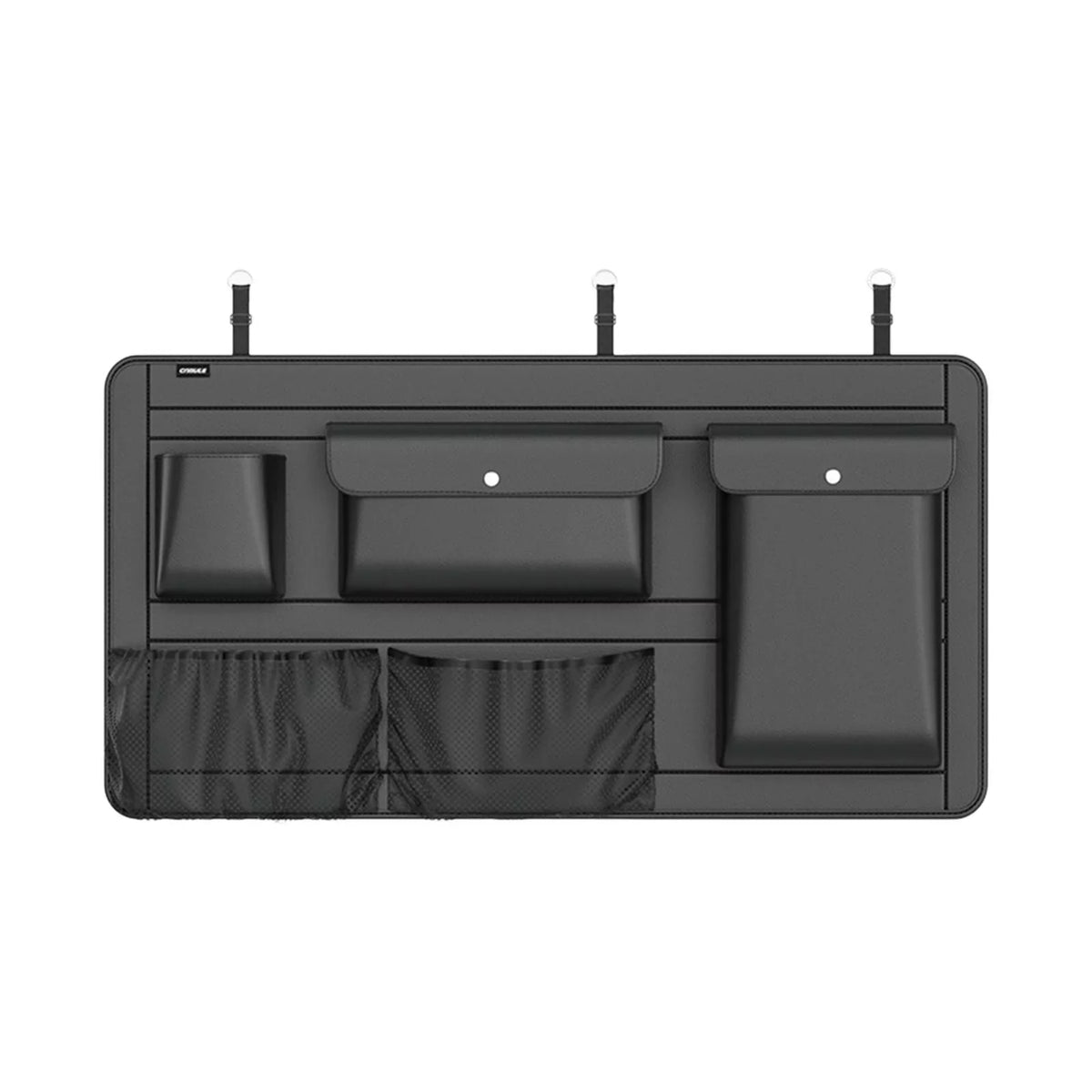 Car Back Seat Trunk Hanging Organizer 90cmx45cm Saving Space Easily Install Long-lasting with Multiple Pockets for SUV Truck