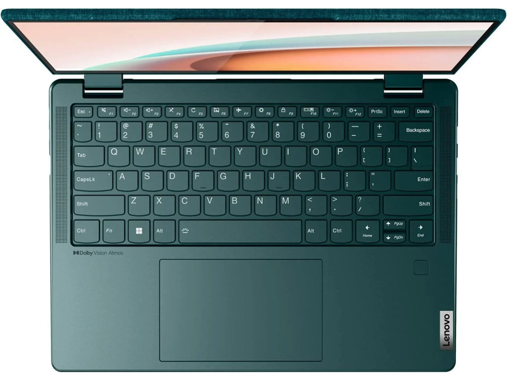 Lenovo 2023 Yoga 6 2-in-1 360° 13.3" WUXGA Touchscreen Laptop, AMD Ryzen 5 5500U, 8GB RAM, 2TB PCIe SSD, Backlit Keyboard, Fingerprint Reader, Win 11, Dark Teal, 32GB SnowBell USB Card
