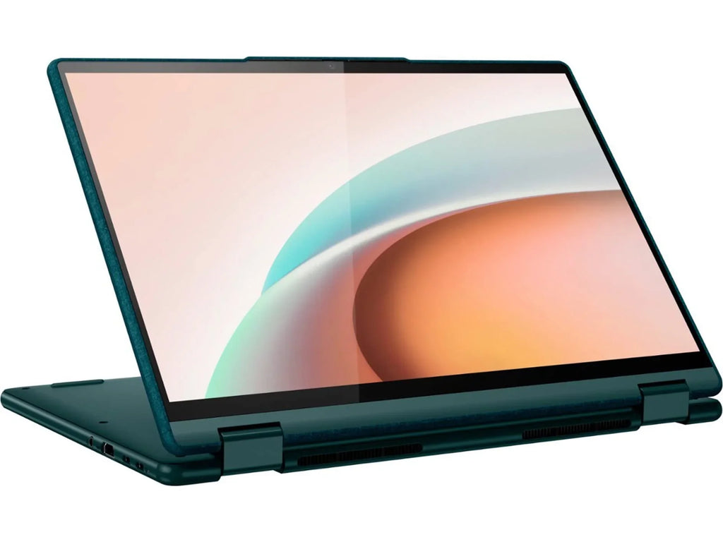 Lenovo 2023 Yoga 6 2-in-1 360° 13.3" WUXGA Touchscreen Laptop, AMD Ryzen 5 5500U, 8GB RAM, 2TB PCIe SSD, Backlit Keyboard, Fingerprint Reader, Win 11, Dark Teal, 32GB SnowBell USB Card