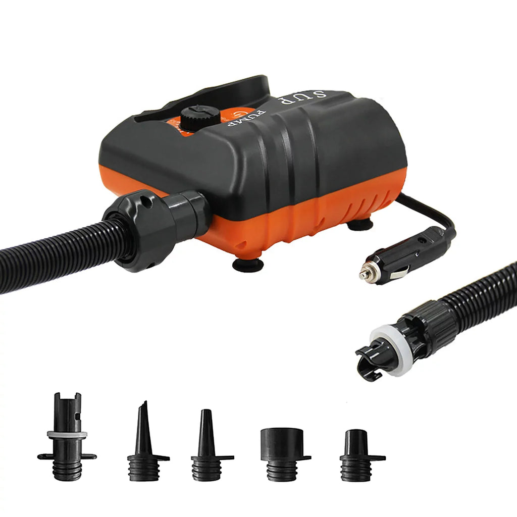 Goolrc Inflation Pump 16 PSI Electric Air Pump with 6PCS Nozzles for Inflatables and Boats