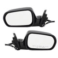 Brock Replacement Pair Set Power Side View Mirrors Compatible with 98-02 Accord Sedan 76250-S84-A31ZF 76200-S84-A31ZF