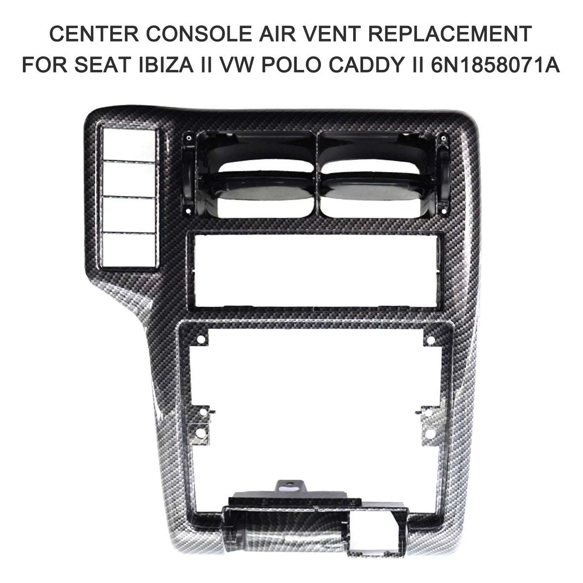 Dazzduo Air Vent,Seat Ibiza II Vent Seat Ibiza Center Console Air Console Air Vent Caddy II 6N1858071A Air Vent Seat II