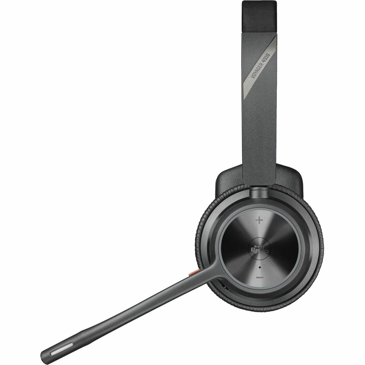 Poly Voyager 4310 Microsoft Teams Certified USB-C Headset with Charge Stand - Microsoft Teams Certification - Siri, Google Assistant - Mono - Wireless - Bluetooth - 298.6 ft - 20 Hz - 20 kHz - Over...