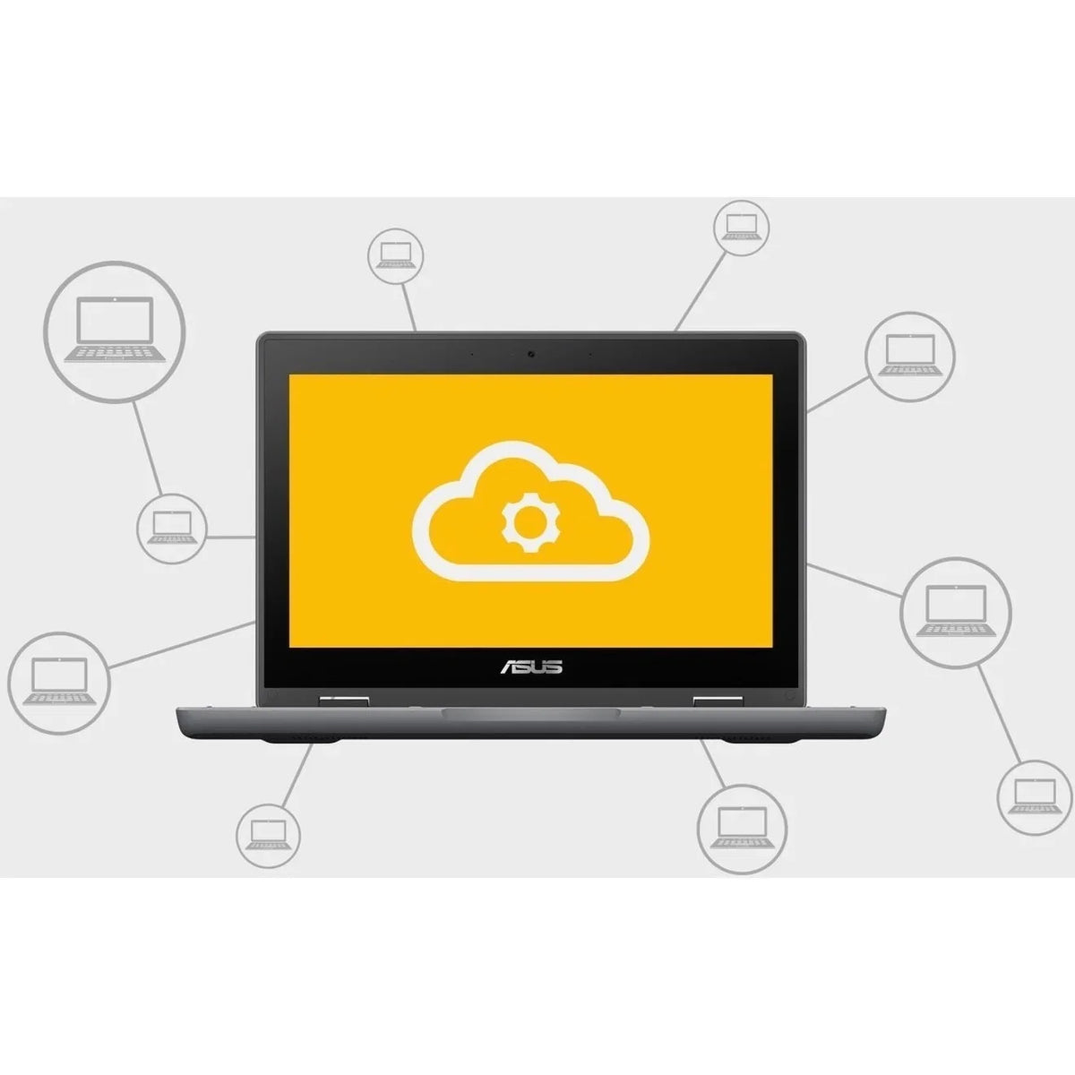 Asus Chromebook Flip 11.6" Touchscreen, Intel Celeron N5100, 64GB SSD, ChromeOS, CR1100FKA-YZ184T