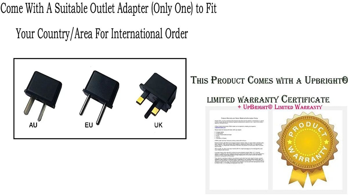 UPBRIGHT 5V Adapter For Lenovo Ideapad 100S Chromebook - 11IBY 80YN 11.6" Laptop Notebook PC 5VDC Wall Home Power Supply Cord Cable PS Battery Charger