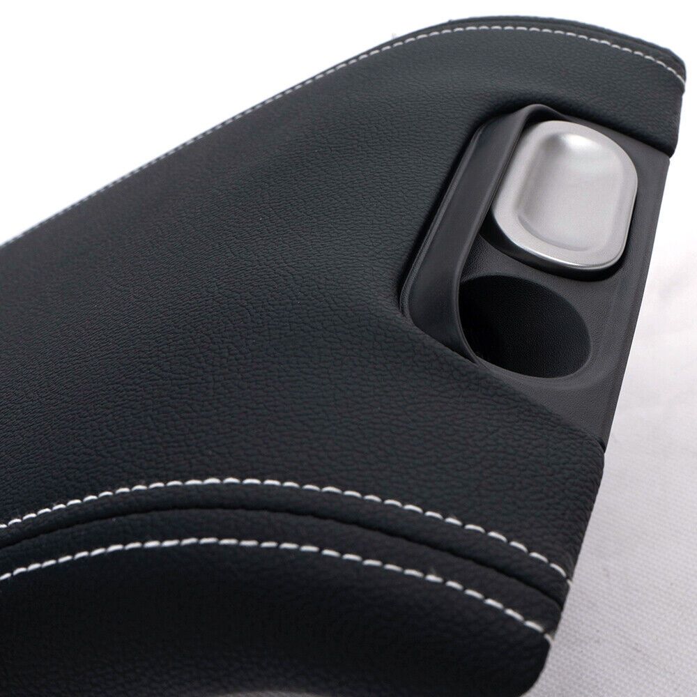 Teledu Center Console Arm Rest Lid Shield Fit For F150 2009-2014 Ford F-150 Black New