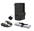 Panasonic Lumix DMC-GH2 Off Camera 'Intelligent' AC & DC Rapid Charger + Nwv Direct Microfiber Cleaning Cloth.