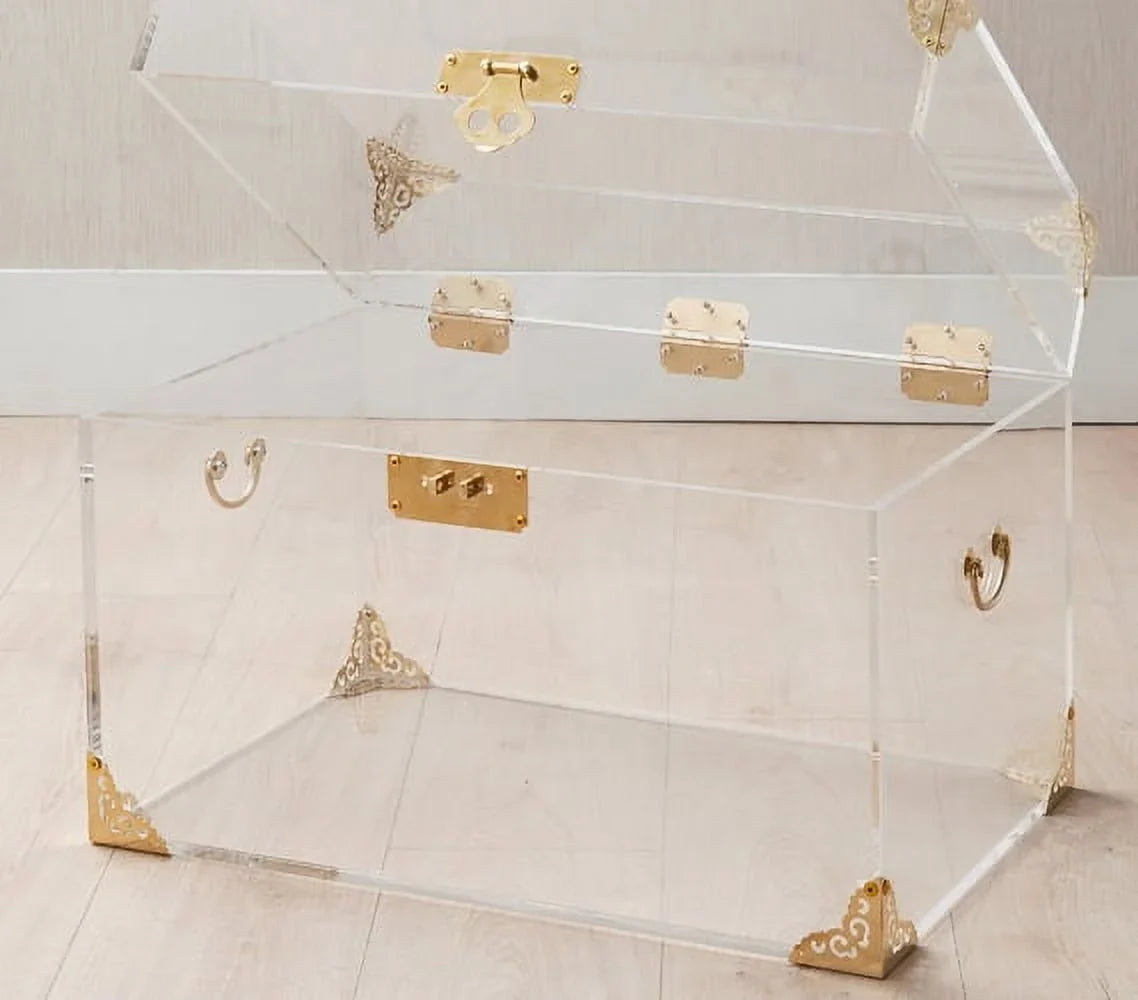 Ciao Bella Acrylic Trunk - Rustic Brass