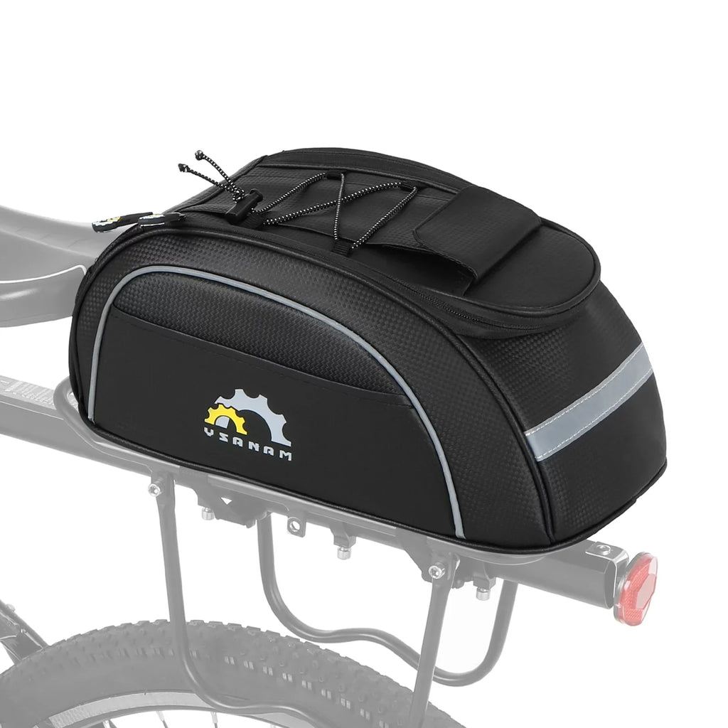 Tomshoo Waterproof Cycling Insulated Cooler Bag MTB Bike Trunk Bag Rear Rack Bag Storage Luggage Carrier Bag Pannier