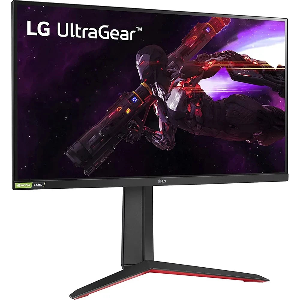 Open Box LG 27GP850-B Ultragear Gaming Monitor 27" QHD (2560 x 1440) Nano IPS Display, 1ms Response Tim, 165Hz, NVIDIA G-Sync Compatible, AMD FreeSync Premium, Tilt/Height/Pivot Adjustable Stand