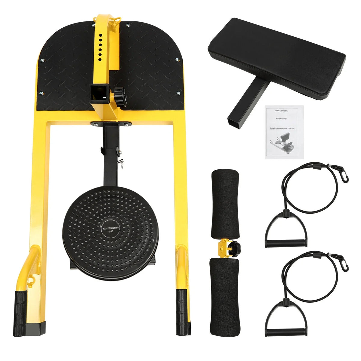Multifunctional Squat Machine Deep Sissy Squat Home Gym Ab Trainer Adjustable