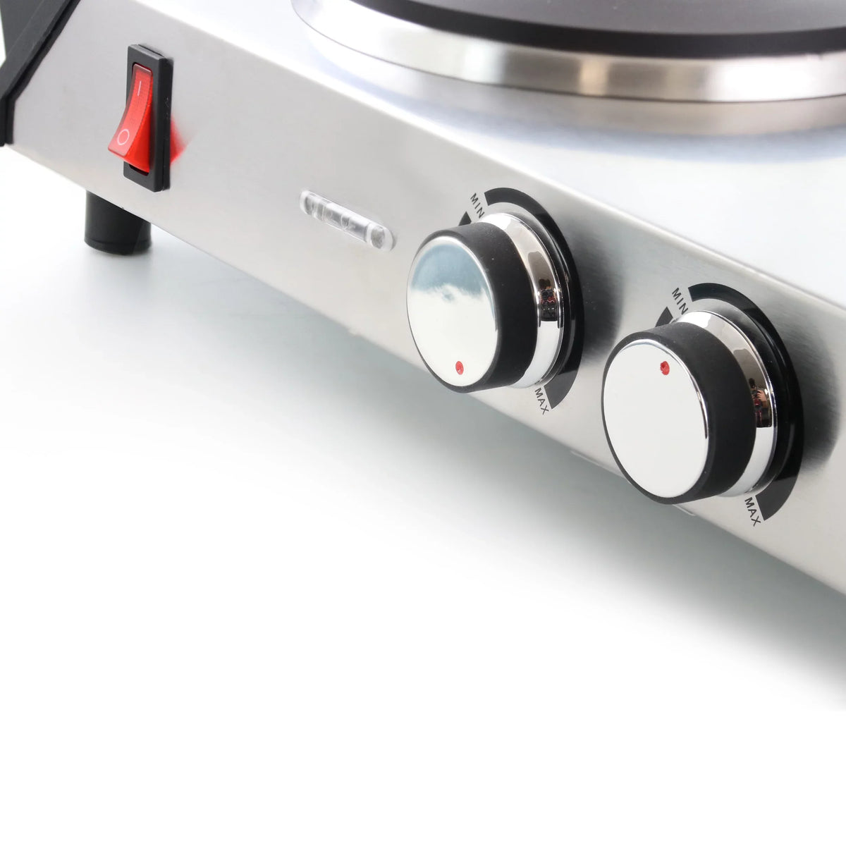 Better Chef Portable Stainless Steel Sturdy Element Double Electric Burner