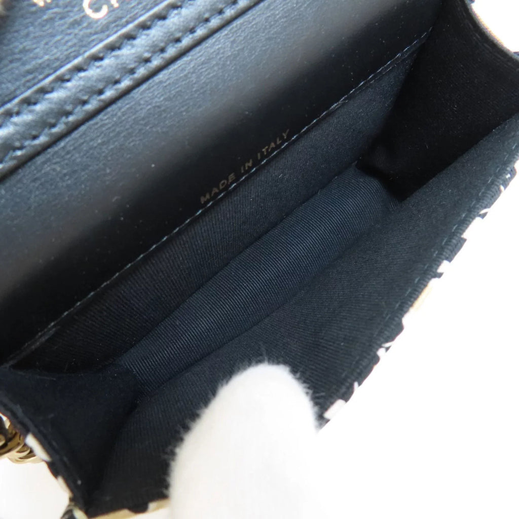Pre-Owned Chanel Chain Shoulder Coco Mark Bag Cotton Women's CHANEL (Good)
