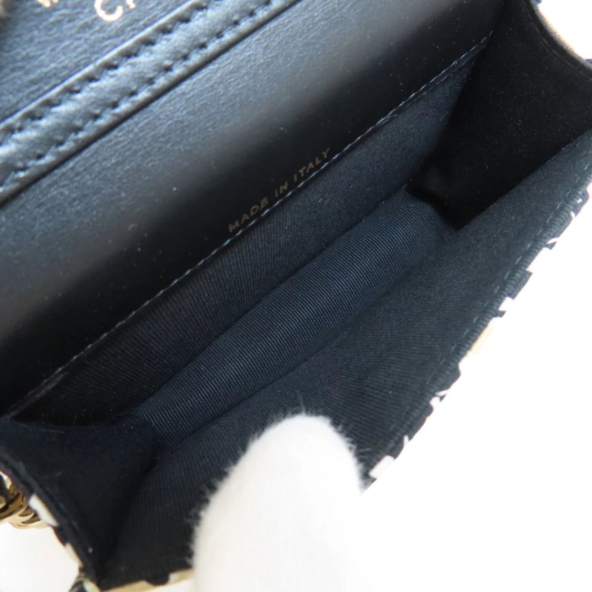Pre-Owned Chanel Chain Shoulder Coco Mark Bag Cotton Women's CHANEL (Good)