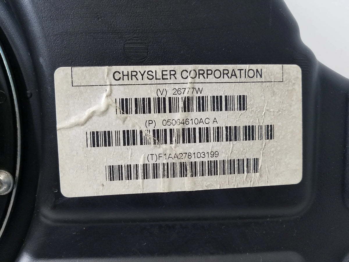 Pre-Owned 2011 Jeep Grand Cherokee Trunk Mount Subwoofer OEM LKQ (Good)