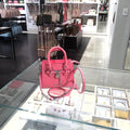 Michael Kors Hamilton XS MINI Satchel Shoulder Crossbody Bag PVC Vegan Tea Rose