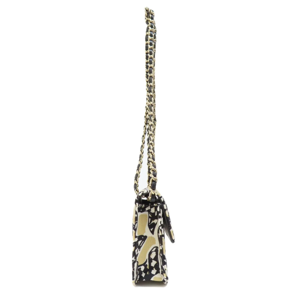 Pre-Owned Chanel Chain Shoulder Coco Mark Bag Cotton Women's CHANEL (Good)