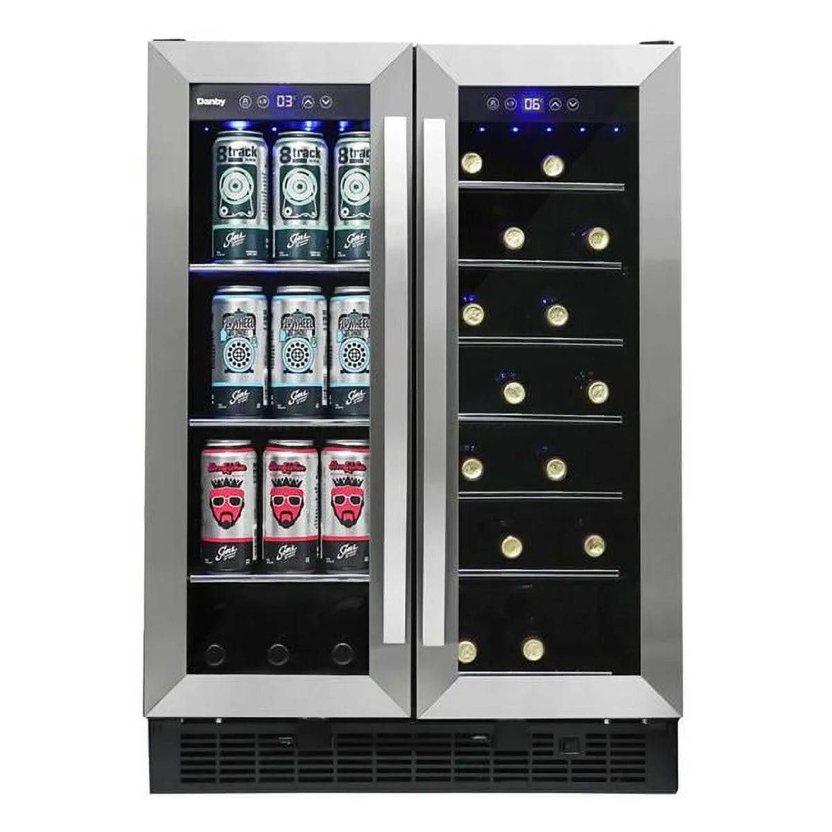 Danby DBC052A1BSS 5.2 cu. ft. Built-in Beverage Center - Stainless Steel