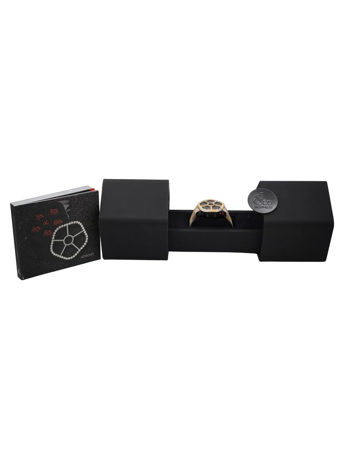 Jacob & Co. Ghost Carbon Bezel Camouflage Quartz Mens Watch GH100.11.NS.PC.ANQ4D