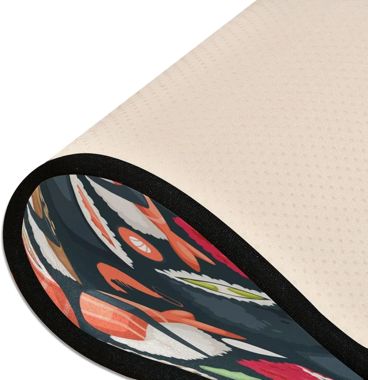 Coolnut Japanese Sushi Runner Rug - 24"x72" Ultra Soft Non-Slip Floor Mat Washable Area Rugs for Kitchen Bathroom Entry Home Decor Gifts