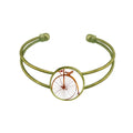 Old Fashioned Bicycle High Wheeler Britain Bracelet Bangle Retro Open Cuff Jewelry