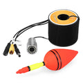 Carevas 1200TVL Underwater Fishing 12 LEDs Night Vision Waterproof Fish Shape Boat Ice Fishing Accessories with 15m30m50m Cable