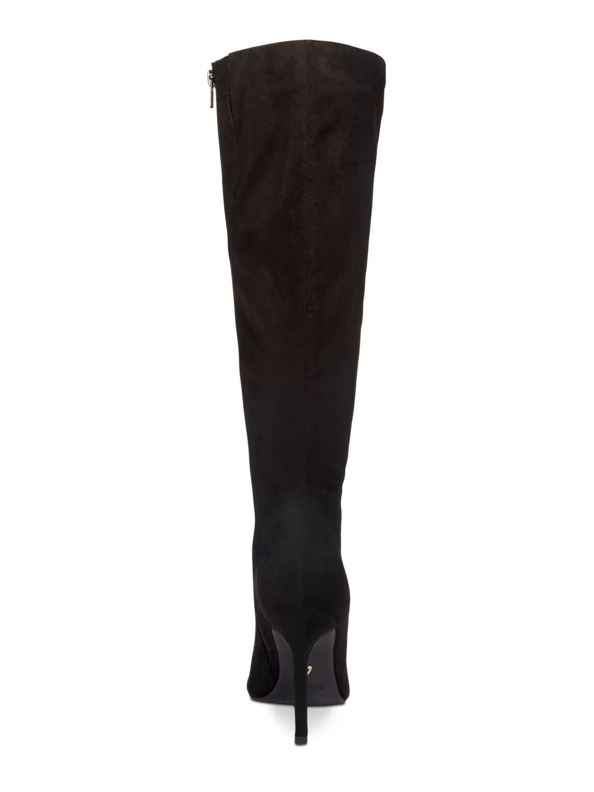 THALIA SODI Womens Black Stretch Gore V-Notch Cushioned Relaxation Rajel Pointed Toe Stiletto Zip-Up Boots Shoes 9.5 M