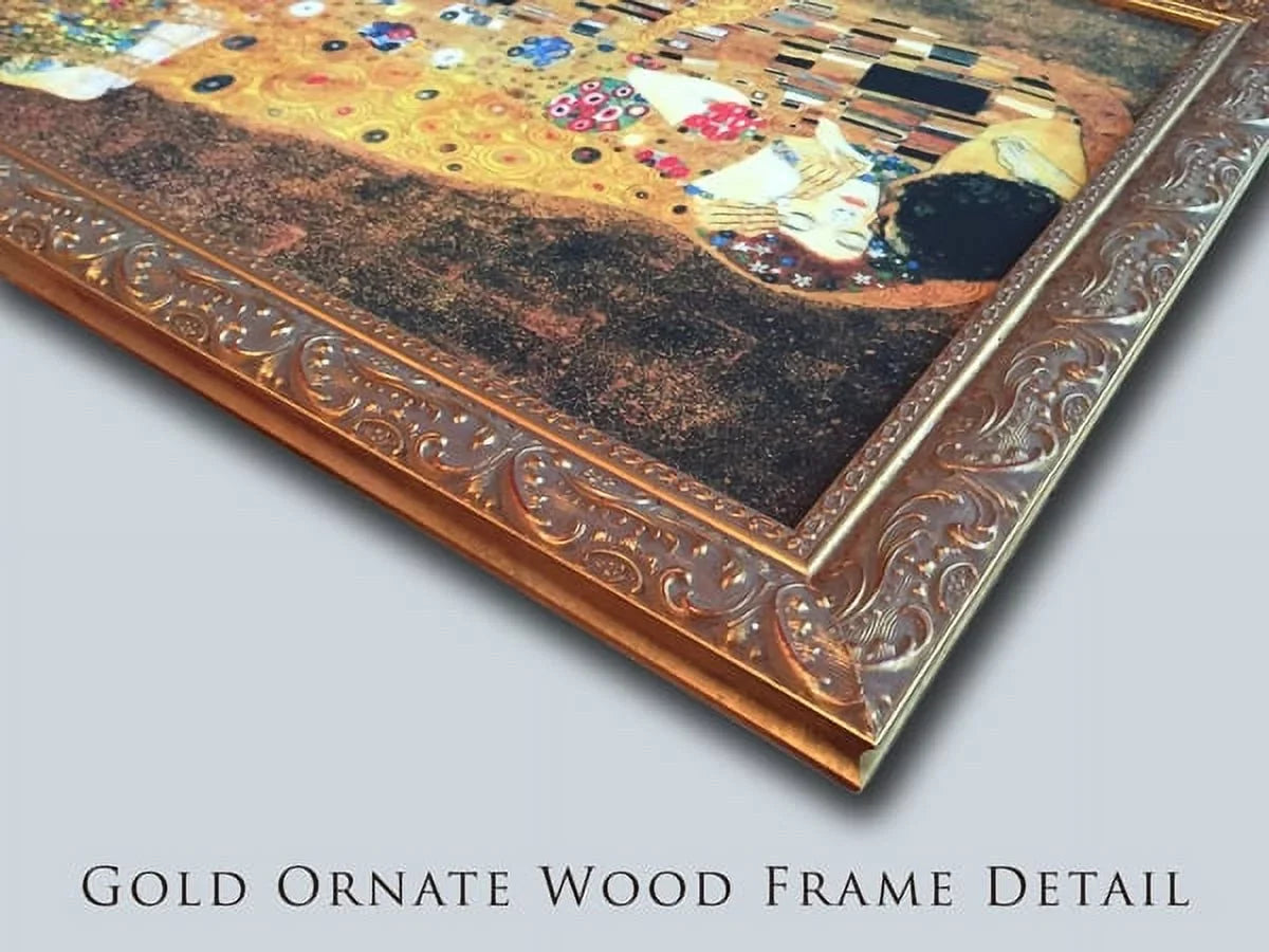 Lajos und Odon 24x20 Gold Ornate Timber Framed Canvas Art by Rippl Ronai, Jozsef