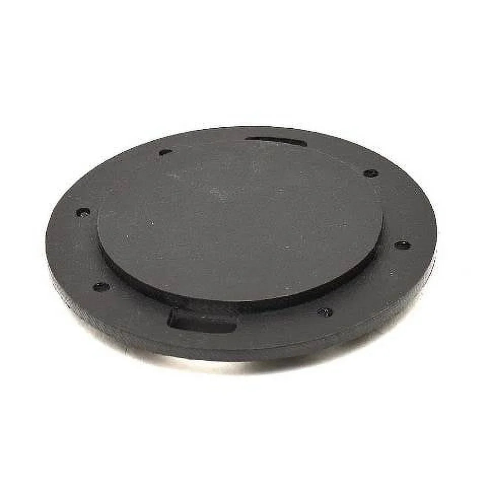 Lowe Boat Deck Plate 2128329 | Ski Pylon 2 1/2 Inch Black Starboard