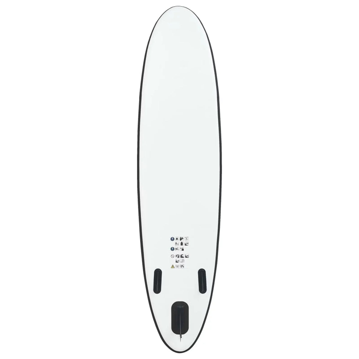 Inflatable Paddleboard Set Black and White