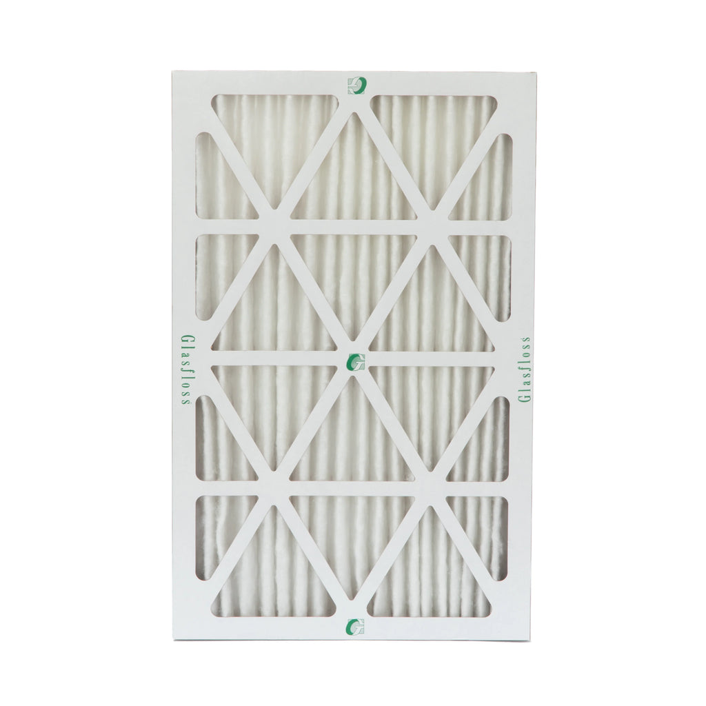 12 Pack of 18x25x2 MERV 13 Pleated 2" Inch Air Filters by Glasfloss. Actual Size: 17-1/2 x 24-1/2 x 1-3/4