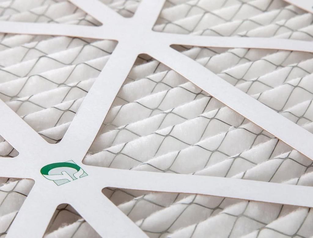 16x20x4 MERV 13 Pleated AC Furnace Air Filters by Glasfloss Industries. 4 Pack (Actual Depth: 3-3/4")