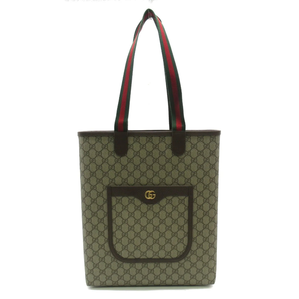Pre-Owned GUCCI Tote Bag Beige GG Supreme Canvas 7445449AACV8745 (New)