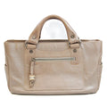 Pre-Owned Celine Boogie Women's Leather Handbag Beige,Champagne (Good)