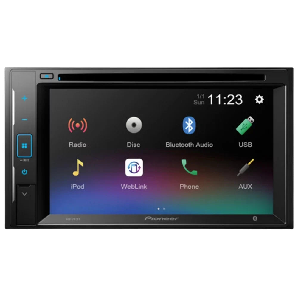 KIT2378 Bundle with Pioneer Multimedia DVD Car Stereo and Installation Kit - for 2007-2009 Isuzu i-290 / Bluetooth Touchscreen, Backup Camera, Double Din in-Dash Mounting Kit