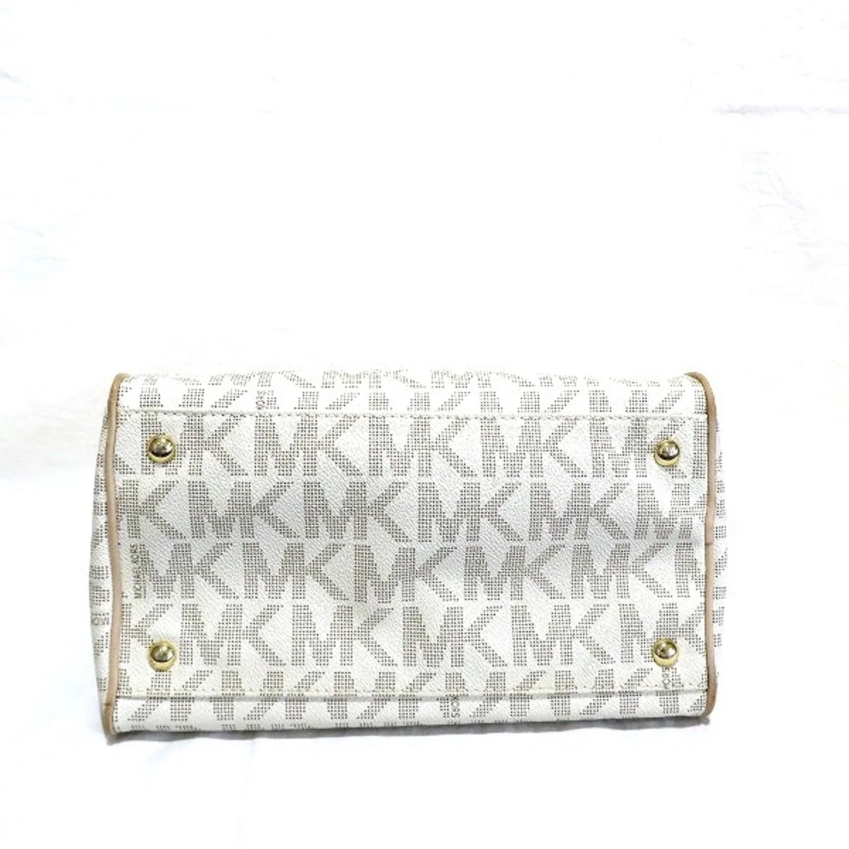Pre-Owned Michael Kors MK Signature Small Satchel 2WAY Bag Shoulder Boston Women (Good)
