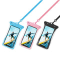 Urbanx Universal Waterproof Phone Pouch Cellphone Dry Bag Case Arrangement For Sonim XP8 Perfect Fit for All Other Smartphones Up To 7" - 3 Cases - Mixed Colors