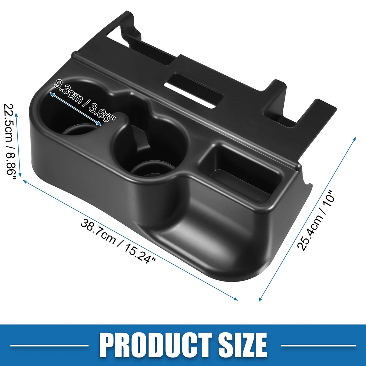 Unique Bargains Center Console Tray Box Cup Holder SS281AZAA 41019 for Dodge for Ram 1500 2500 3500 1999 2000 2001