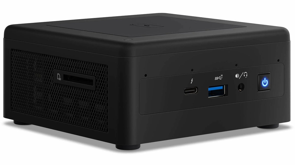 Intel NUC Kit RNUC11PAHI30Z01 Home & Business Mini Desktop (Intel i3-1115G4 2-Core, Intel UHD, 4GB RAM, 128GB m.2 SATA SSD, Wifi, USB 3.2, HDMI, Bluetooth, Display Port, Win 10 Pro)