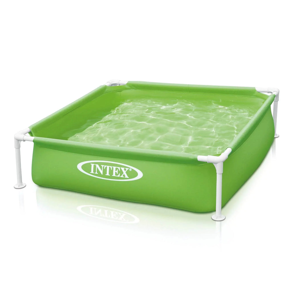Intex Mini Framed Beginner Outdoor Kiddie Swimming Pool, Color Varies