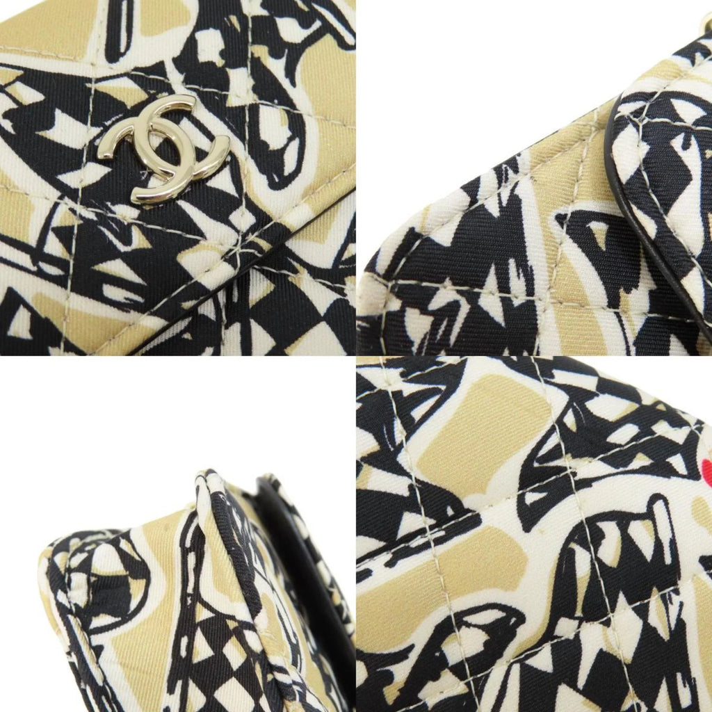 Pre-Owned Chanel Chain Shoulder Coco Mark Bag Cotton Women's CHANEL (Good)