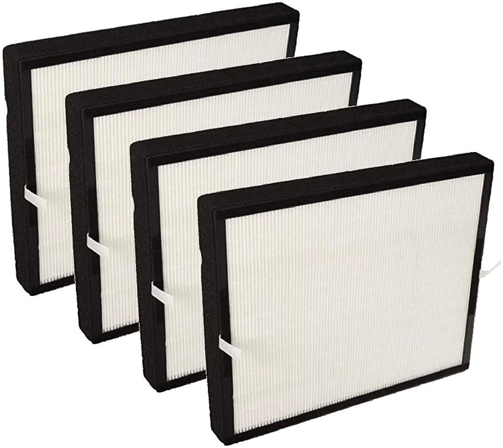 Nispira True HEPA Activated Charcoal Filter Replacement Set Compatible with A350 A375 Air Purifier. Compared to Part BF25A. 4 Packs