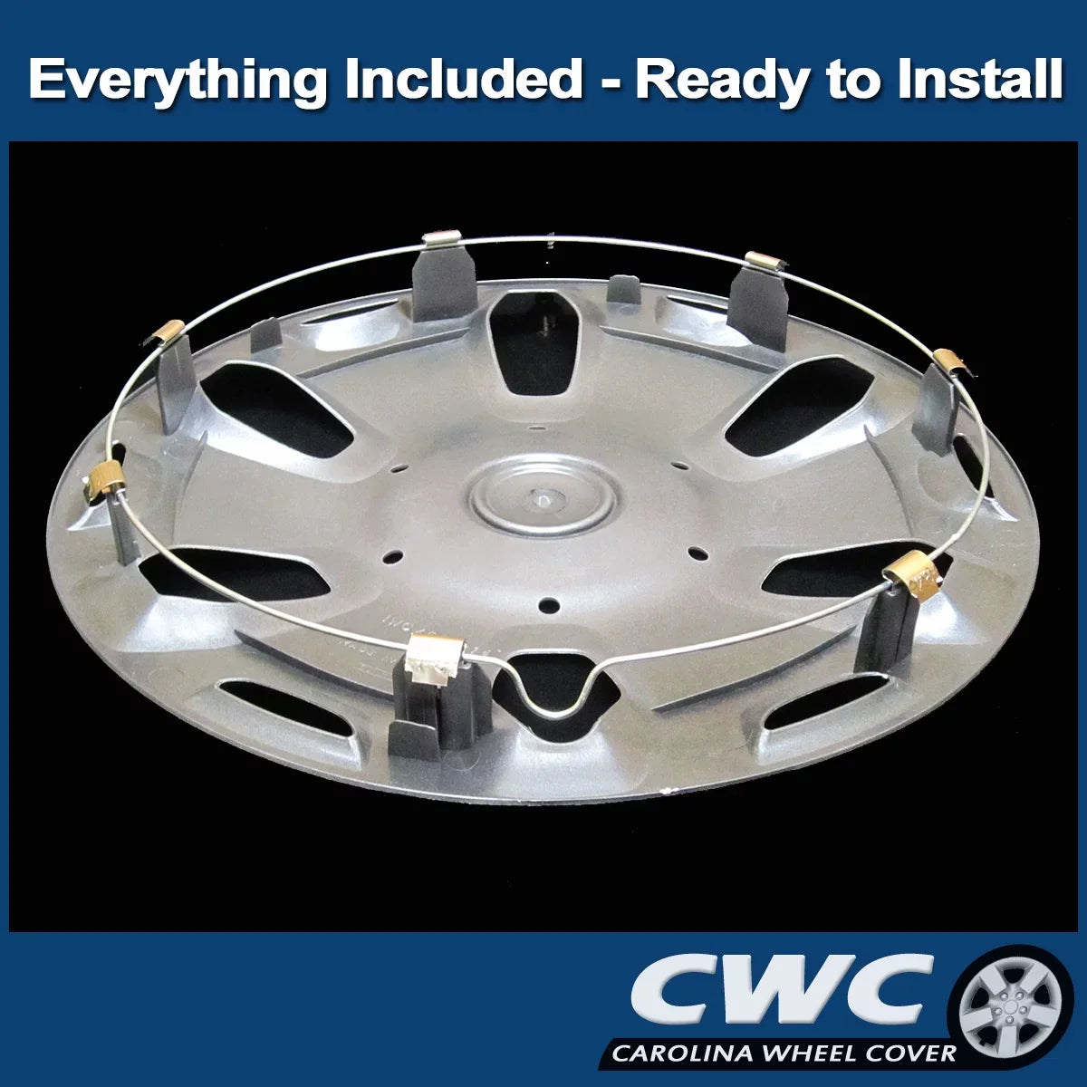 Premium Hubcap Set for Ford Transit Connect 2010, 2011 2012, 2013 - Replacement 15-inch Wheel Protection (4-Pack)