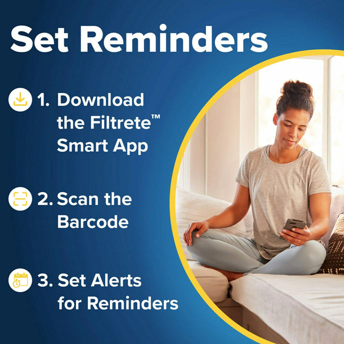 Filtrete 14x30x1 Air Filter, MPR 1500 MERV 12, Advanced Allergen Reduction, 4 Filters
