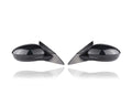 Door Mirror - Compatible/Replacement for '19-21 Nissan Altima S/SV/SR - Powered, Non-Heated, Without Signal & Camera, Black - Pair, Left Driver + Right Passenger Set - 963016CA0A, 963026CA0A