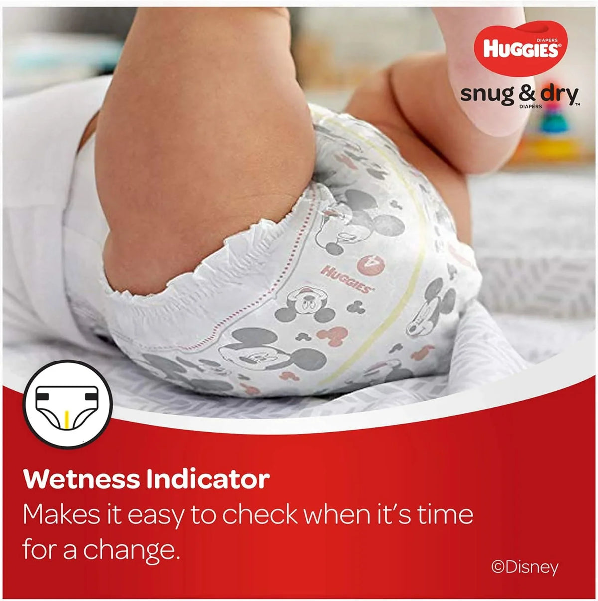 HUGGIES Snug and Dry Baby Diapers Big Pack, 54 Count Size 6 (54 Count)
