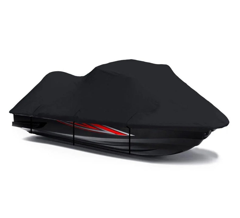 BLACK 600 DENIER JetSki Enclosure Compatible for Bombardier Sea Doo Sea-Doo GTI SE 130 2011 2012 2013 2014 2015 2016 2017 2018 2019 2020 2021 2022 Jet Ski PWC Watercraft Shield