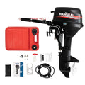 Outboard Motor, 2 Stroke 12 hp 169cc Heavy Duty Boat Engine Fishing Boat Motor w/CDI System Water Cooling System (2 Stroke 12 hp)