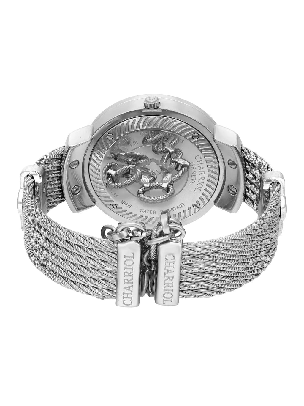 Pre-owned Charriol St Tropez Moonphase 35mm Lady Watch ST35SD1.560.008 (Good)