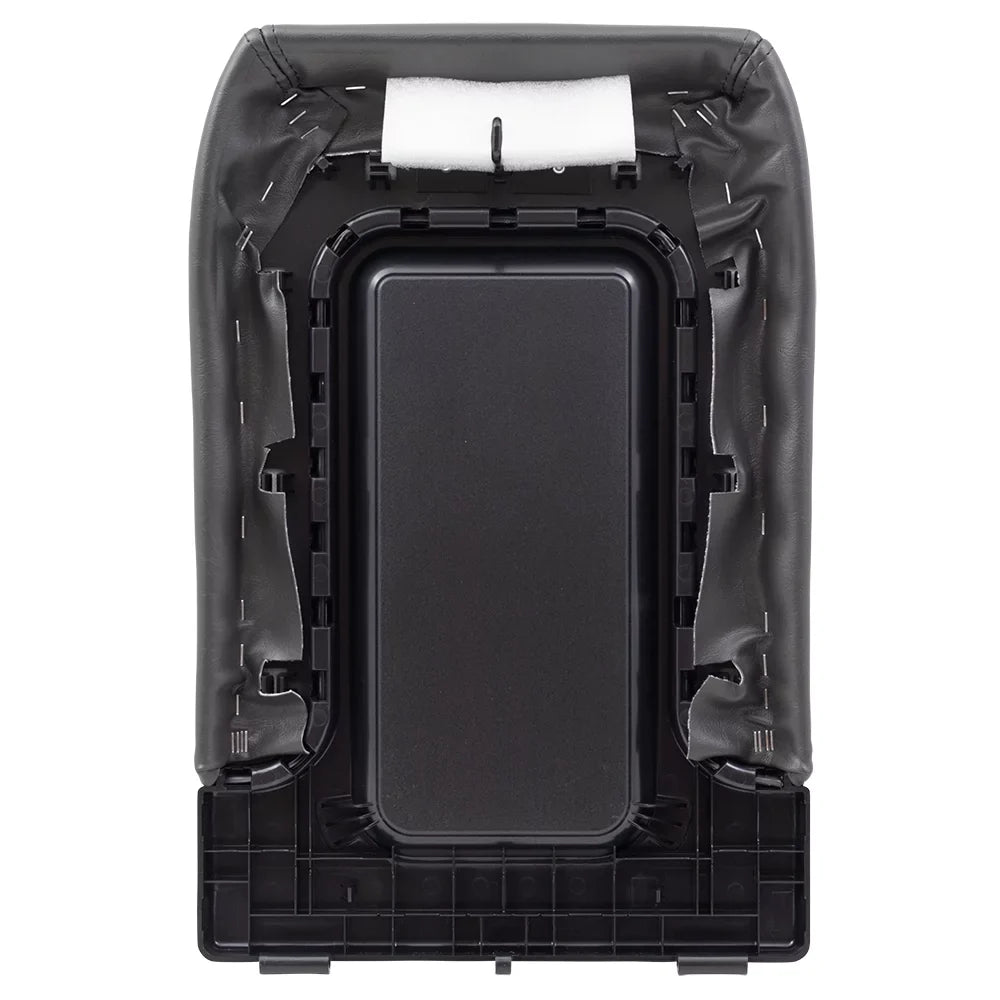Brock Replacement Dark Gray Center Console Lid Repair Kit Compatible with 2001-2006 Silverado Sierra Pickup Truck Tahoe Yukon & XL 19127364